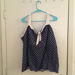 Retro Chic Polka Dot Tank Top